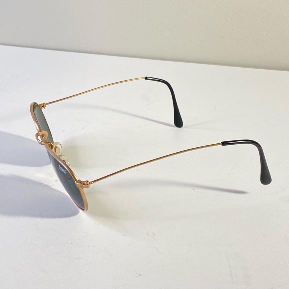 Gold Frame Green Lens Sunglasses - Picture 5 of 12